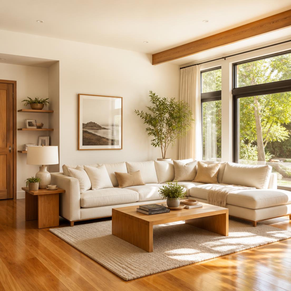 residential cleaning — Living room